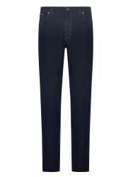 Hiltl 5 Cep İnce İndigo Lacivert Regular Fit Pamuk Elastan Denim Pantolon 