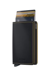 Secrid Slimwallet Matte Black Ochre Cüzdan 